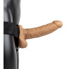 Real Rock Gode ceinture creux Hollow Strap On RealRock 18 x 4.5cm Latino